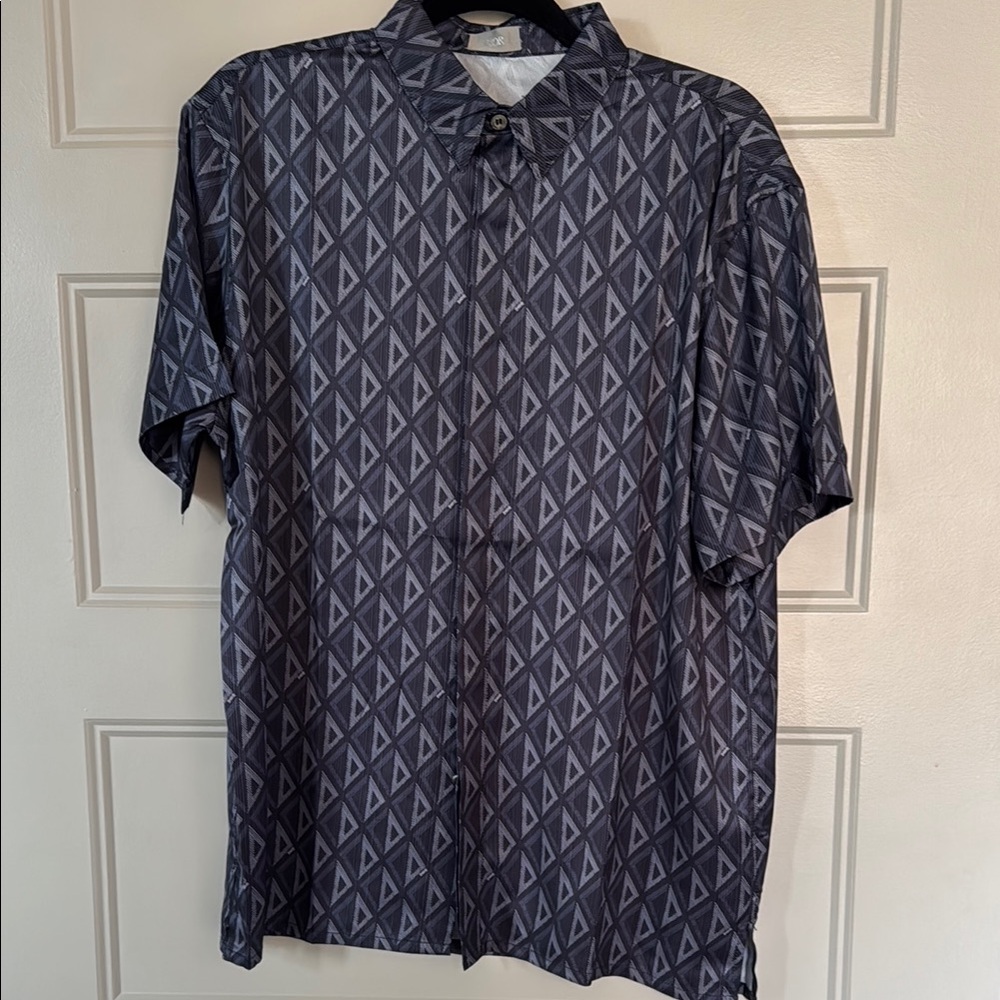 Dior Geometric Button Down Shirt